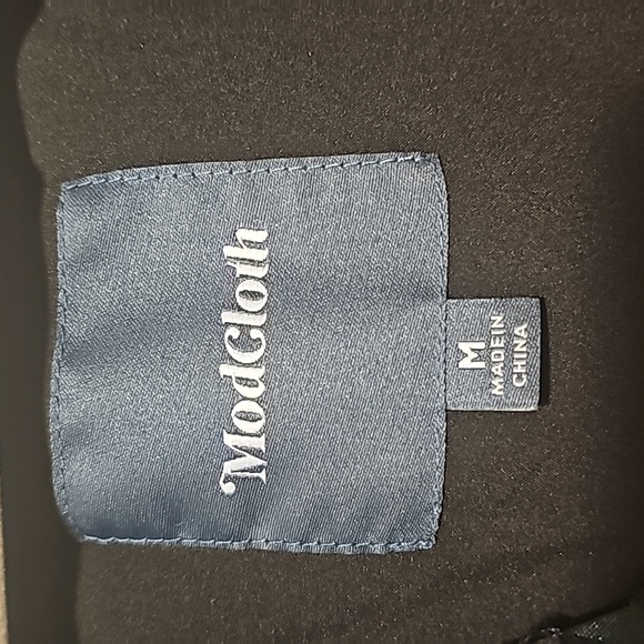 ModCloth Your Time To Shine Dress Metallic Emerald Green Size Medium - Picture 7 of 8